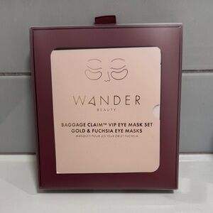 Wander Beauty VIP Eye Mask Set - Gold & Fuchsia